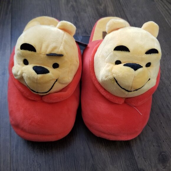 Disney Winnie The Pooh Plush Slippers - Picture 3 of 5
